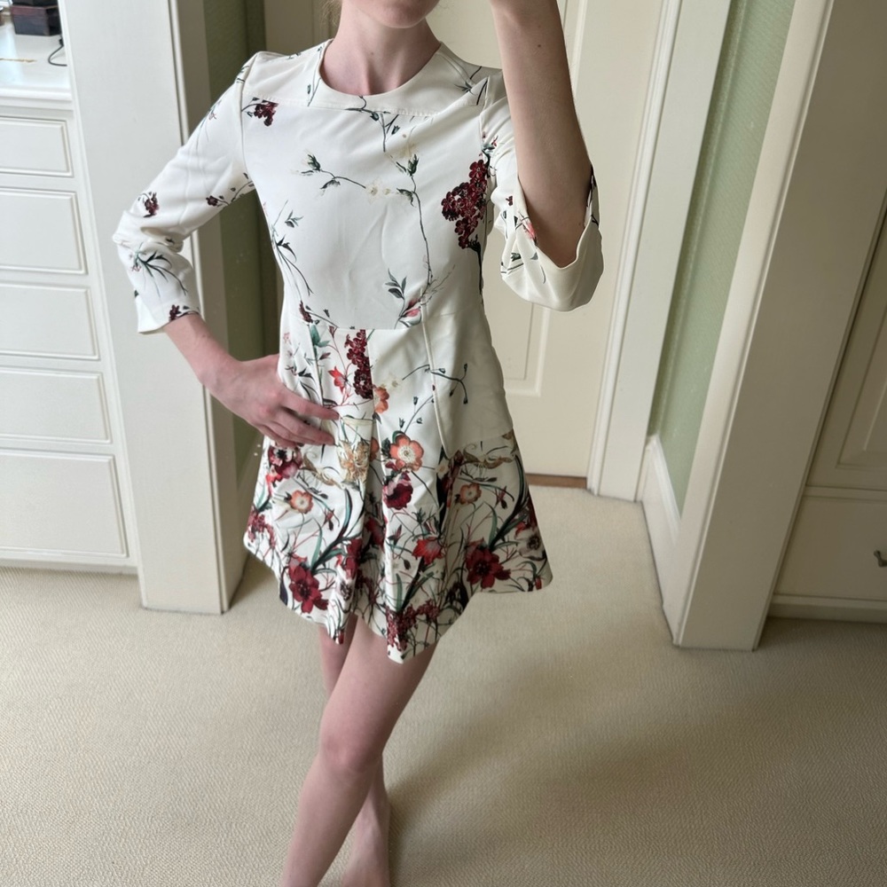 Secret Garden Long Sleeve Mini Dress